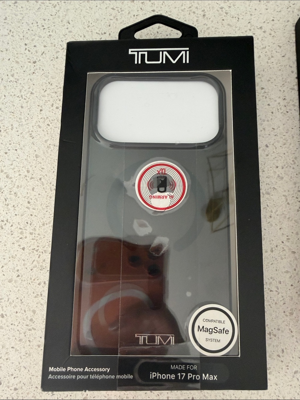 Tumi Black iPhone 17 Pro Max MagSafe-Compatible Case